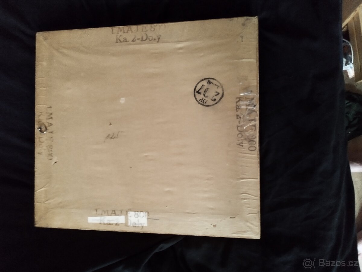 Retro obraz po babičce 60.leta-malba na plátně - 3