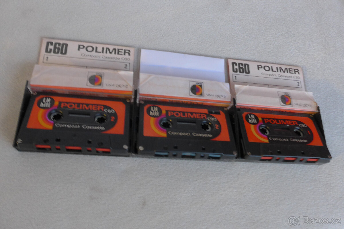 AudioKazety POLIMER C60 3ks MC - 3
