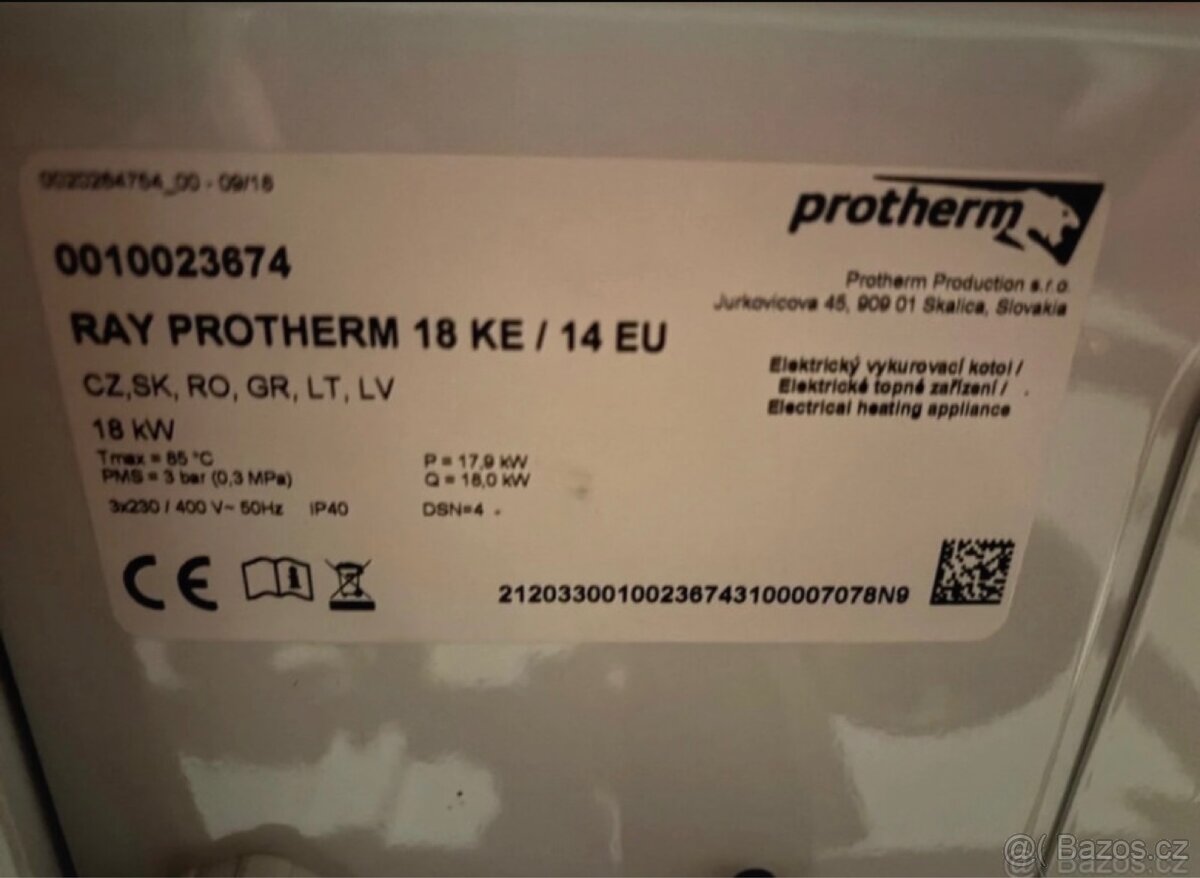 Elektrokotel Protherm - 3