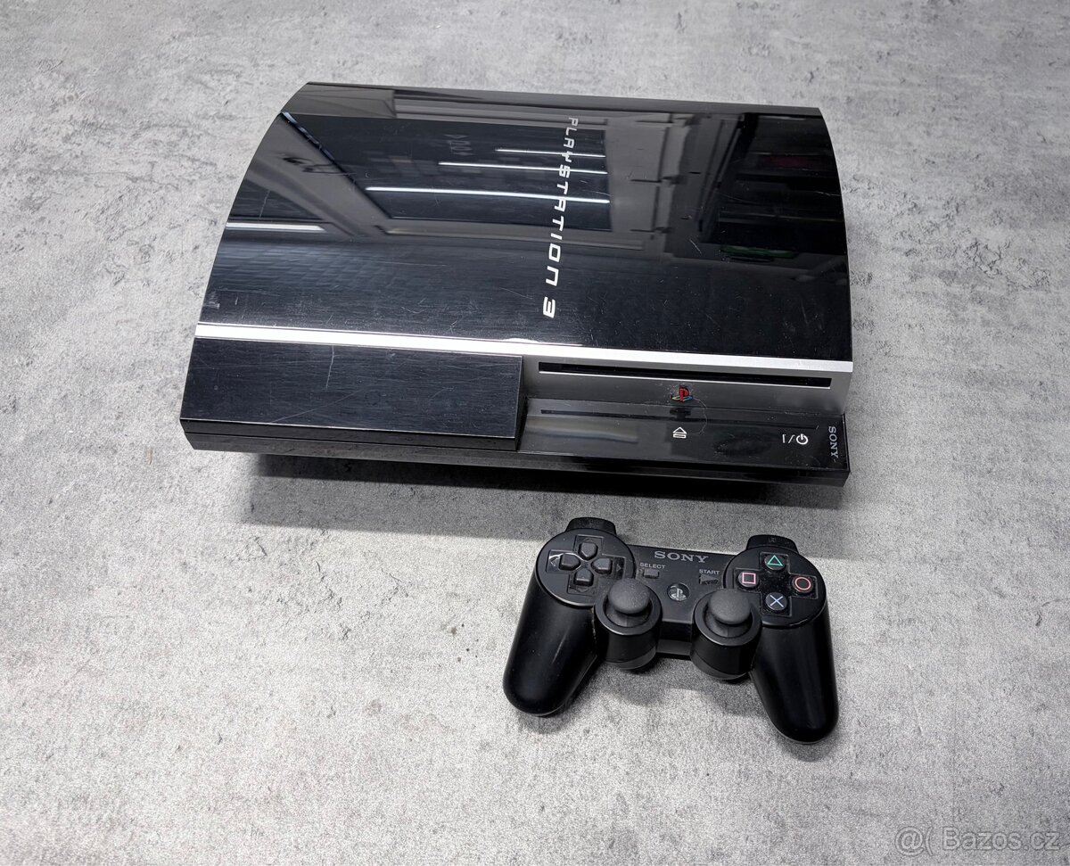 - PS3 Sony CechG04 40GB s krabicí - - 3