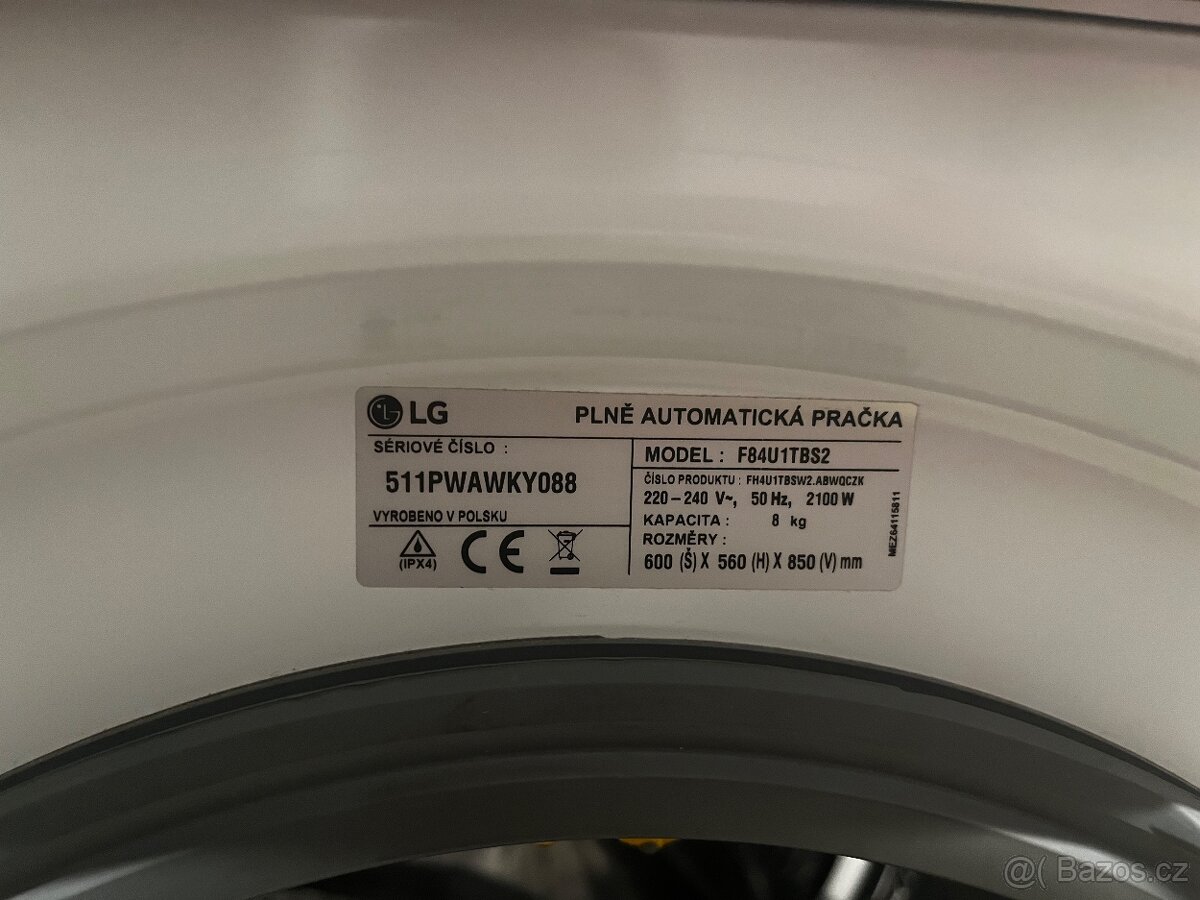 Pračku LG 8 kg - 3