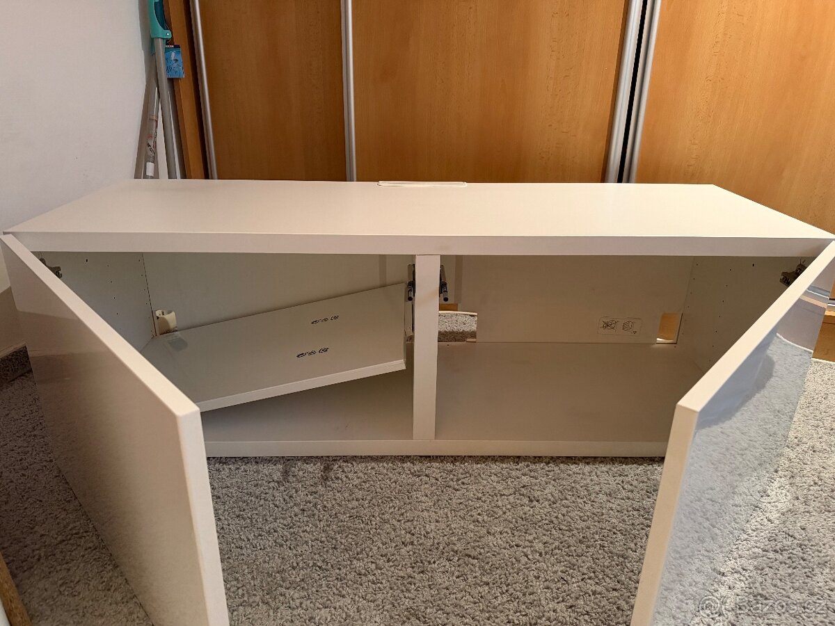 IKEA BESTÅ – bílý TV - 3
