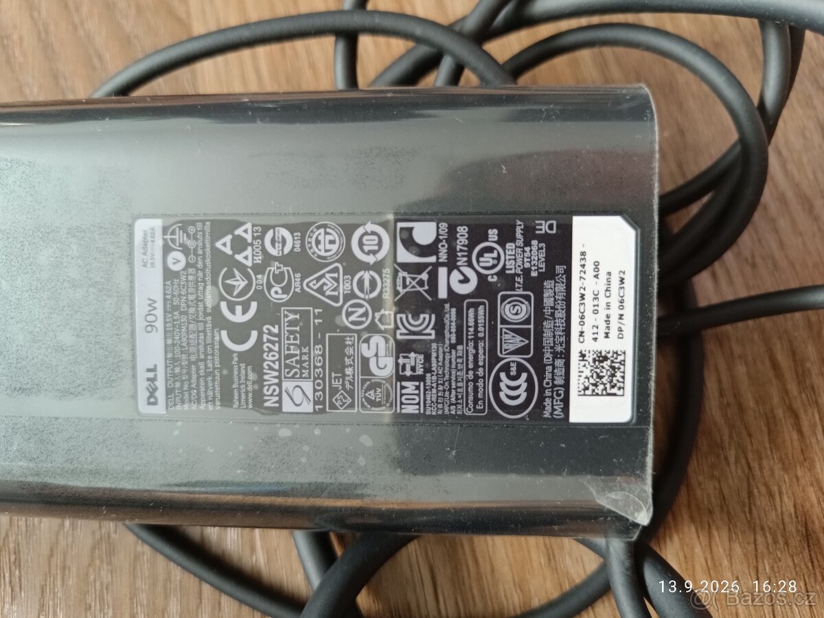 Originální adaptér / zdroj Dell 90W - model LA90PM130 - 3
