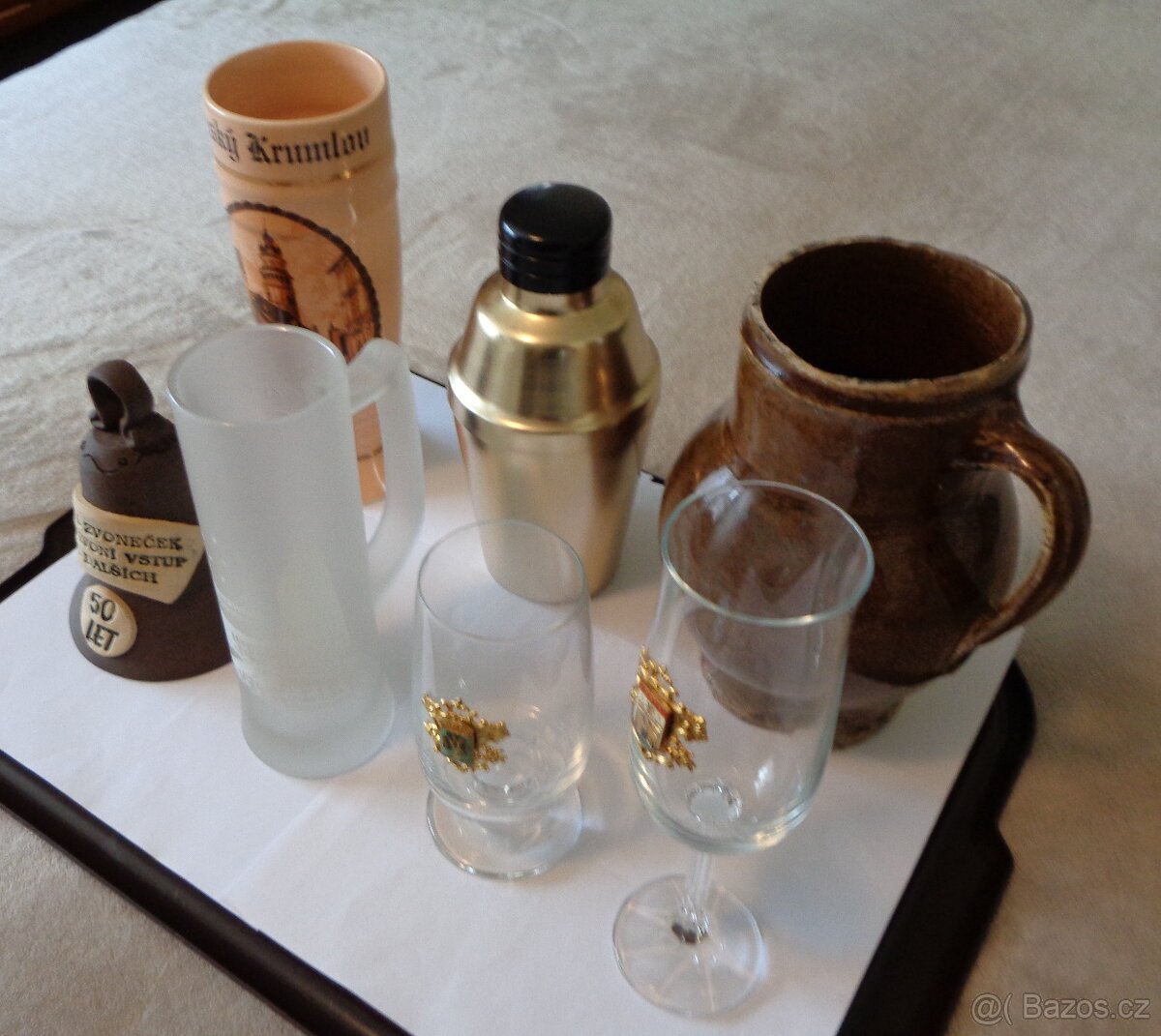 Poháry, sklenice, šejkr, džbánek a zvonek - 3