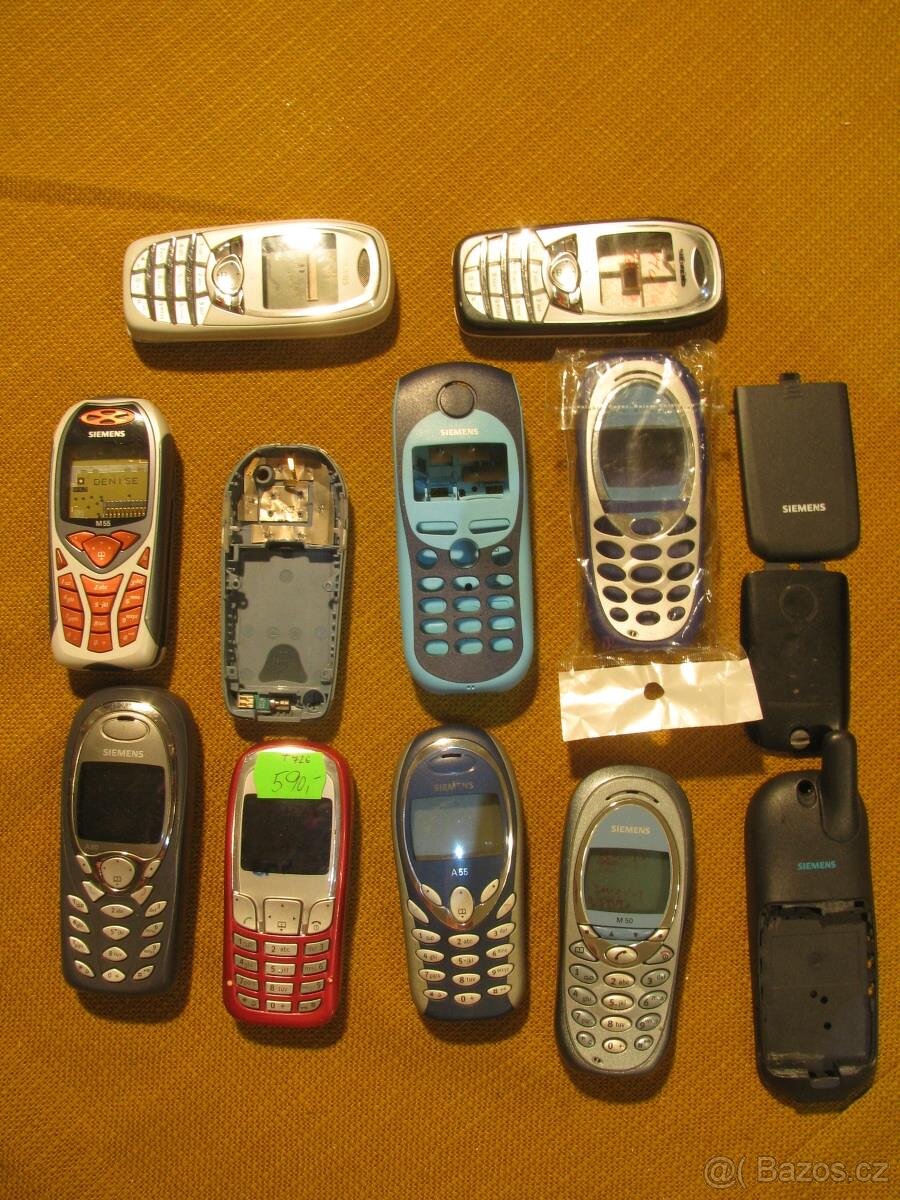 Kryty a telefony Siemens M35, c35, m50, c62 a60 m50 atd - 3