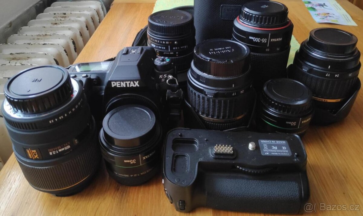 Predám telo Pentax K5-II + príslušenstvo + objektívy - 3