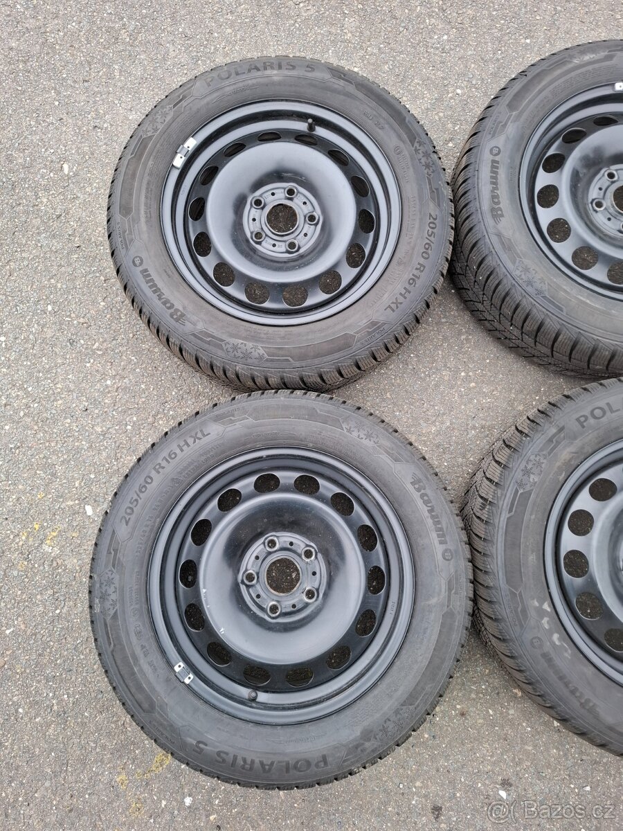 Zimní kola Octavia 4 205/60/16 ET46 5x112 - 3