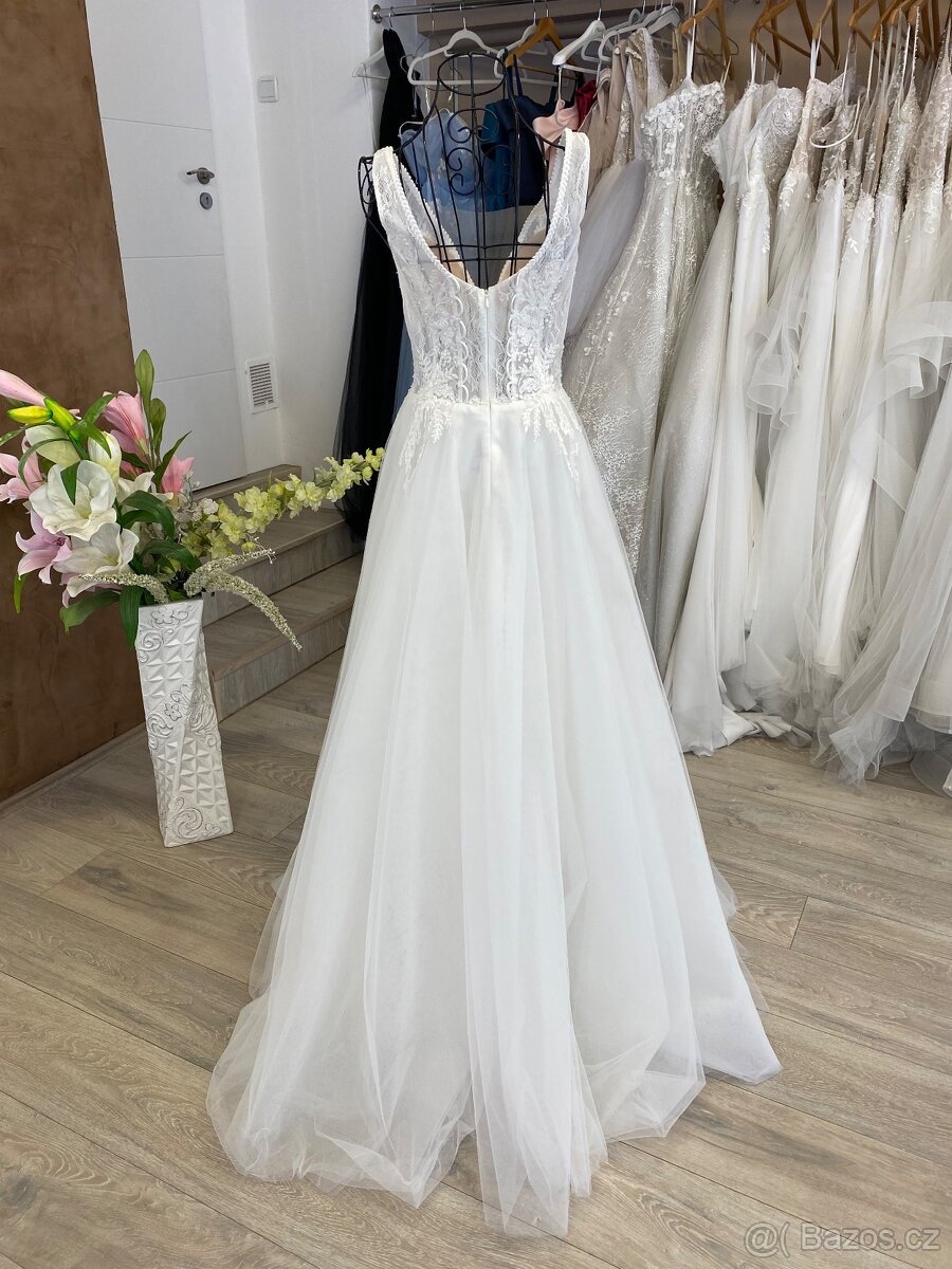 Svatební šaty 32-36 - 3