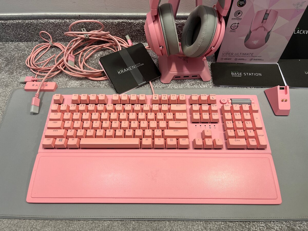 Razer Quartz set – klávesnice, myš, sluchátka a podložka - 3