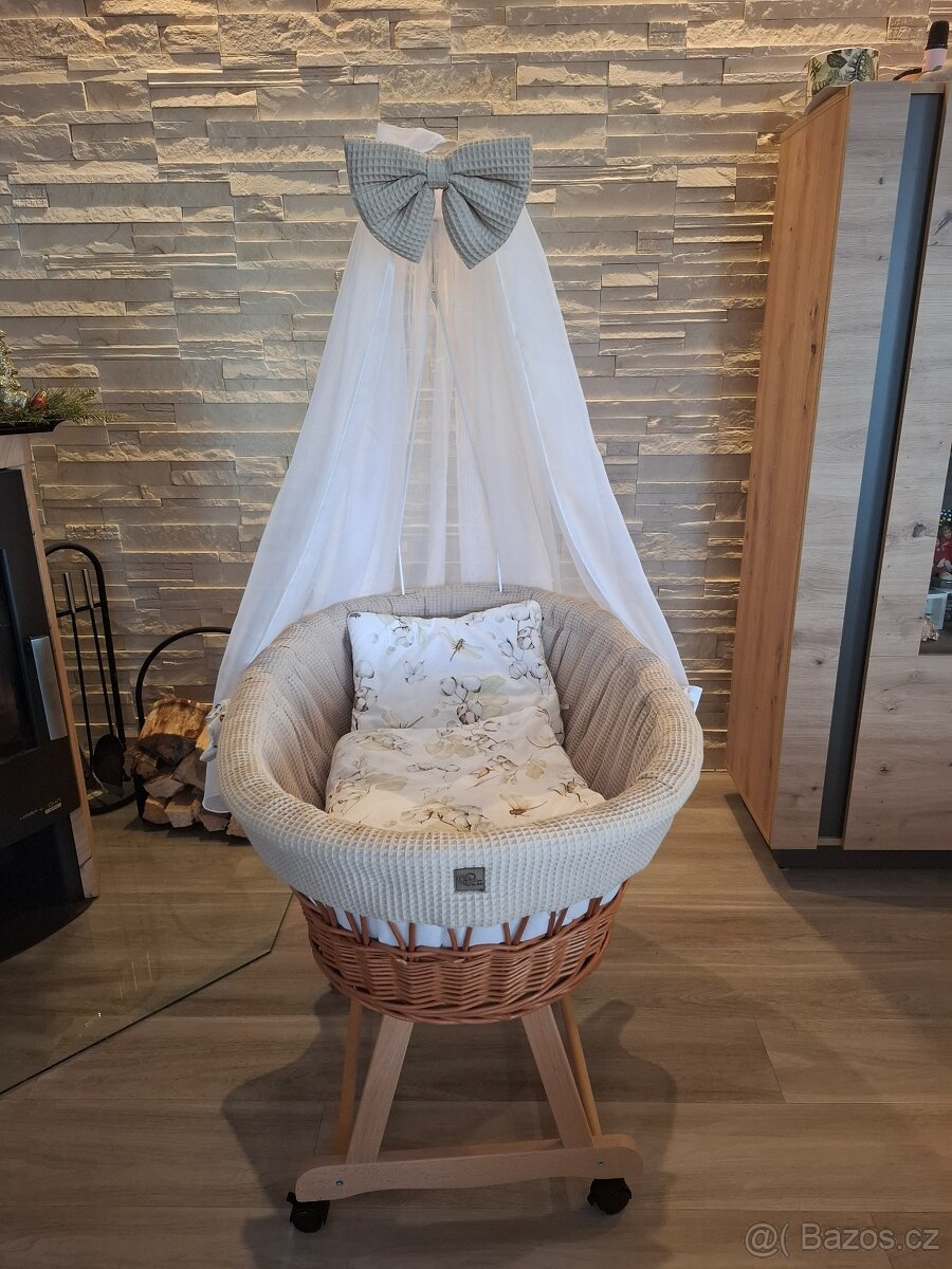 Proutěný košík pro miminko - 3