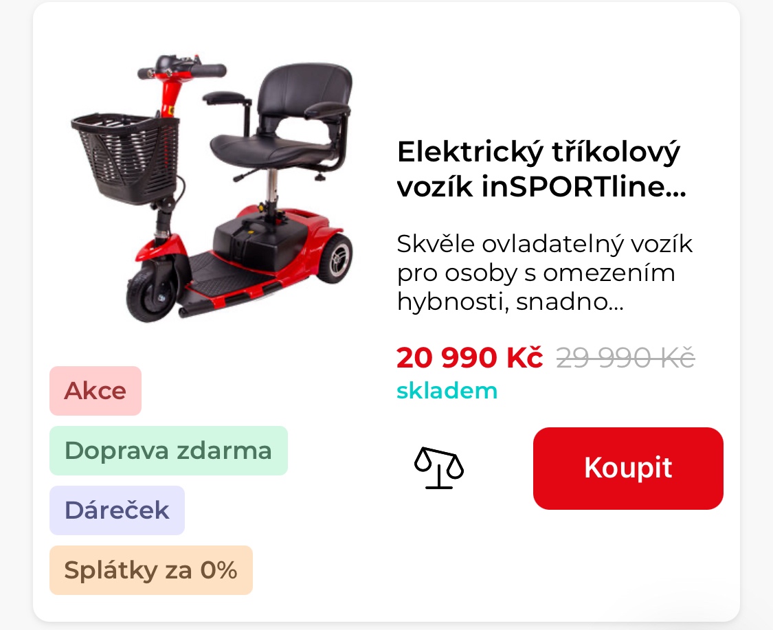 Elektrotrikolka pro seniory - 3
