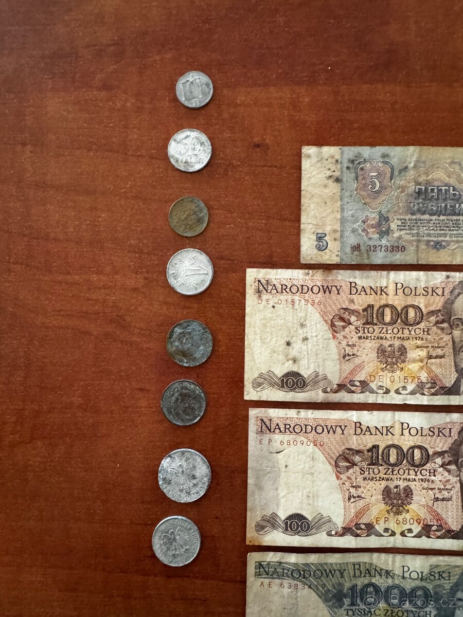 Stare bankovky a mince - 3