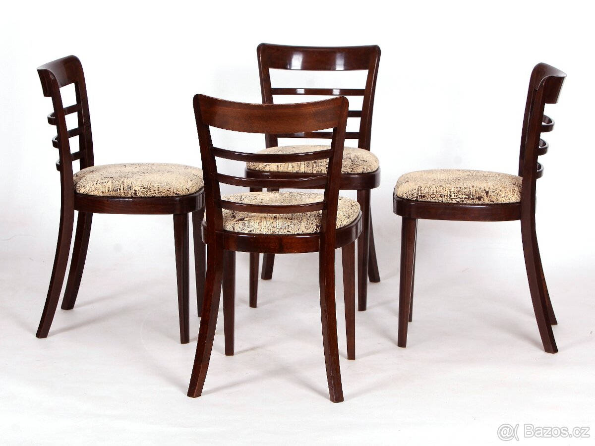 Přečalouněné retro židle SETONA, 4 kusy. - 3
