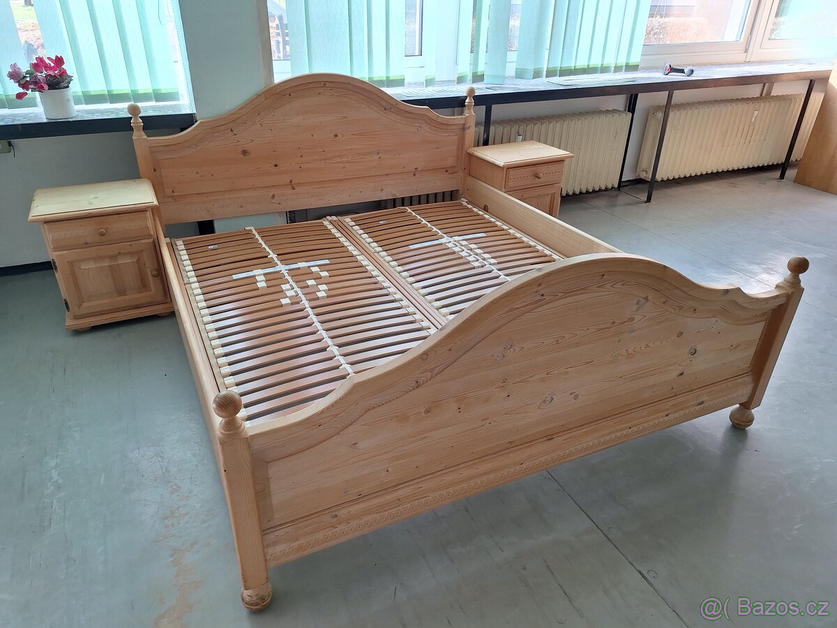 CELODŘEVĚNÁ BAVORSKÁ LOŽNICE VELMI DRAHÝ MODEL - 3