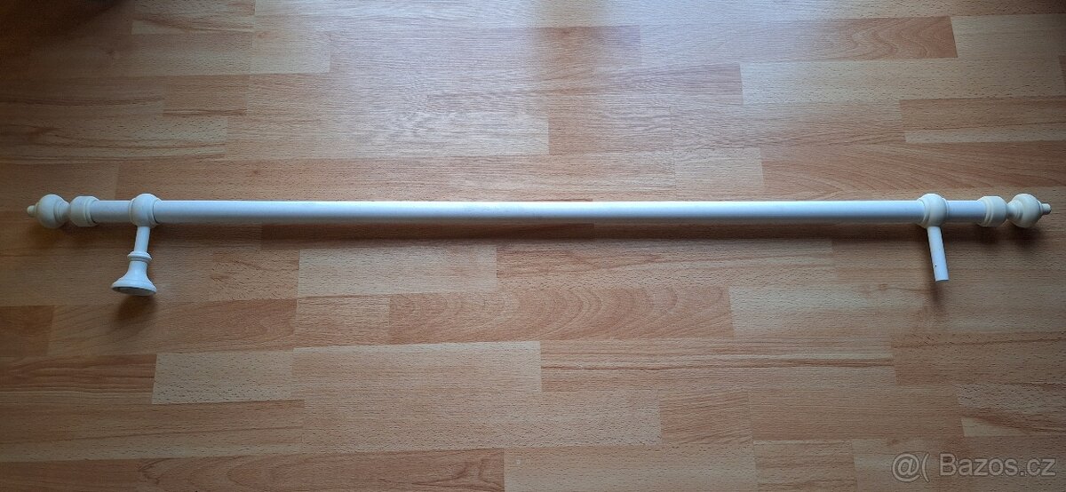 Bílá garnýž 120 cm - 3