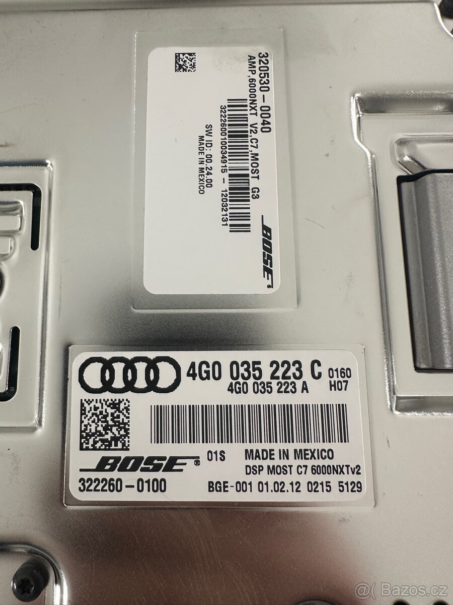 Zesilovač BOSE - Audi A6 C7 - 3