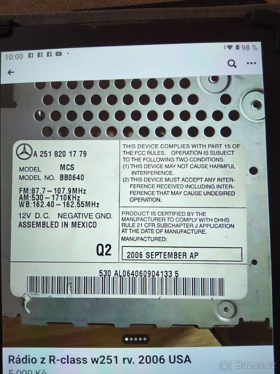 Autorádio Comand - 3