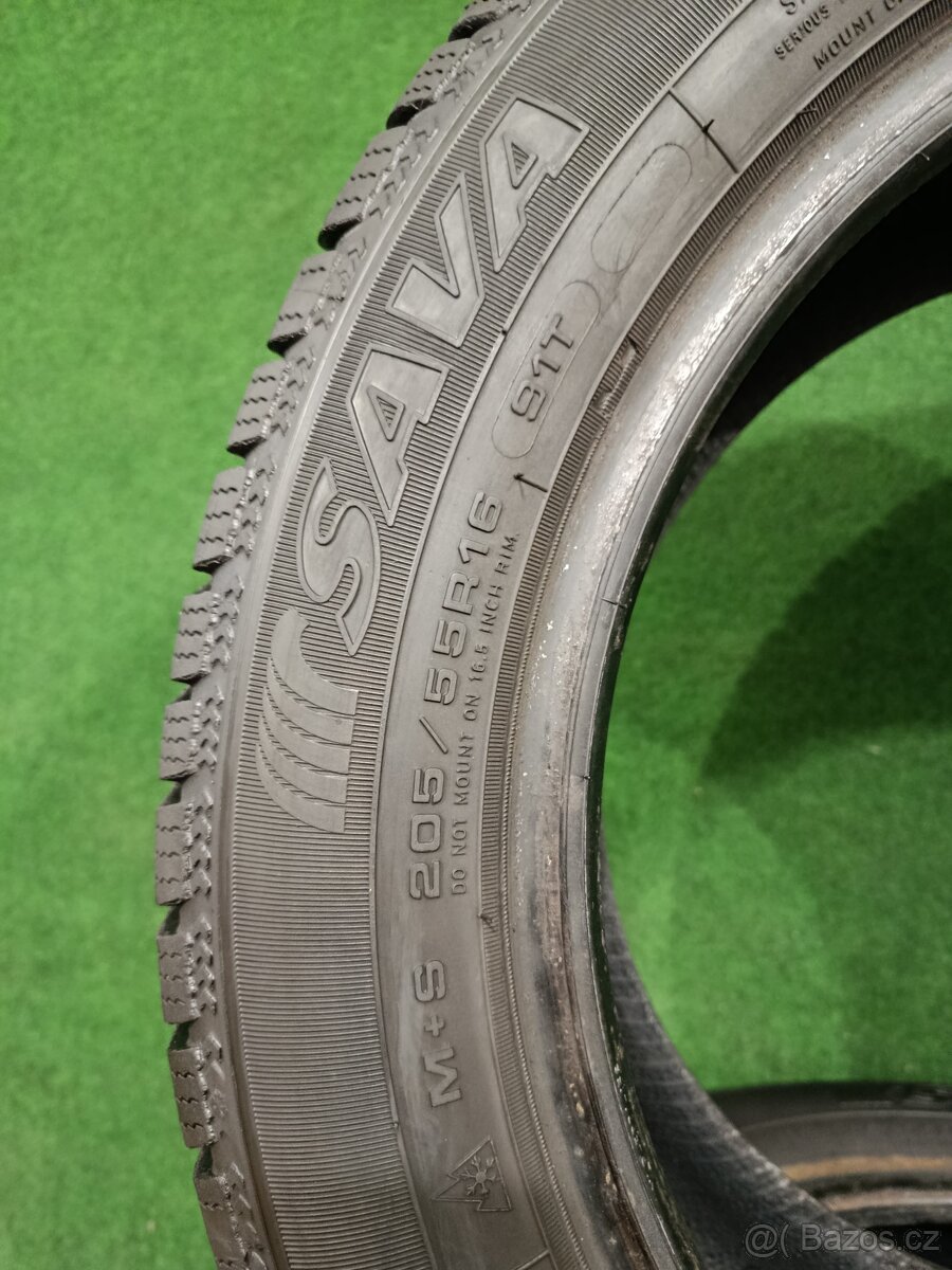 4ks zimni 205/55/16 Sava - 3