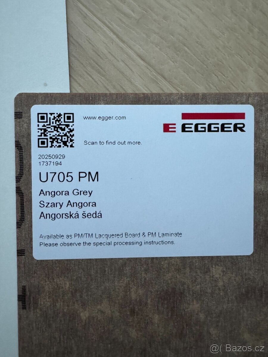 Originální vzorky dekorů Egger a Pfleiderer - 3