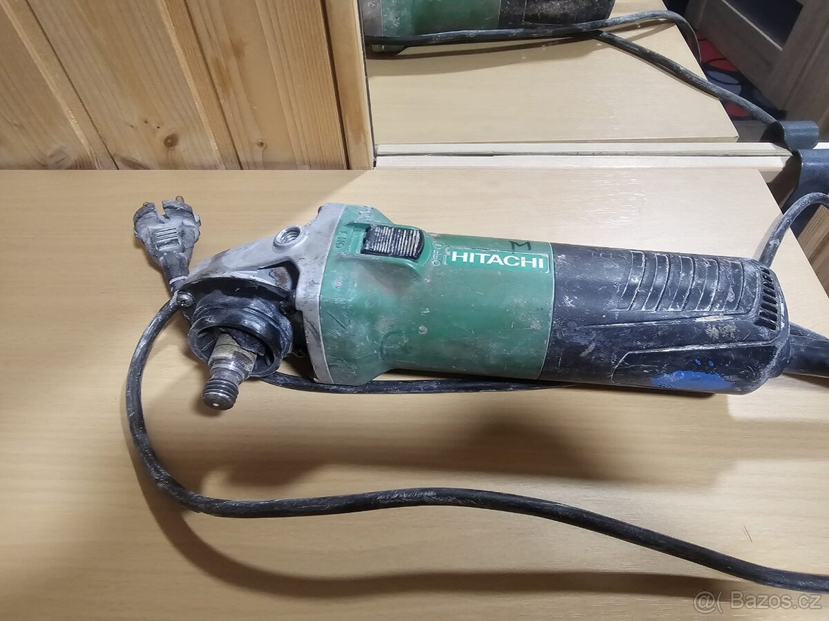 Hitachi koki úhlová bruska flexa G12SR4(S) na díly - 3