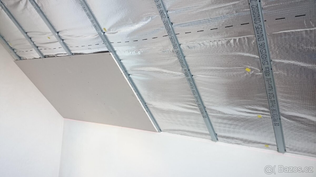 Prodám sádrokartonové plechy, spojky, profily, oka, závěsy - 3