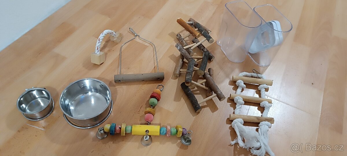 Ptačí voliera + hračky - 3