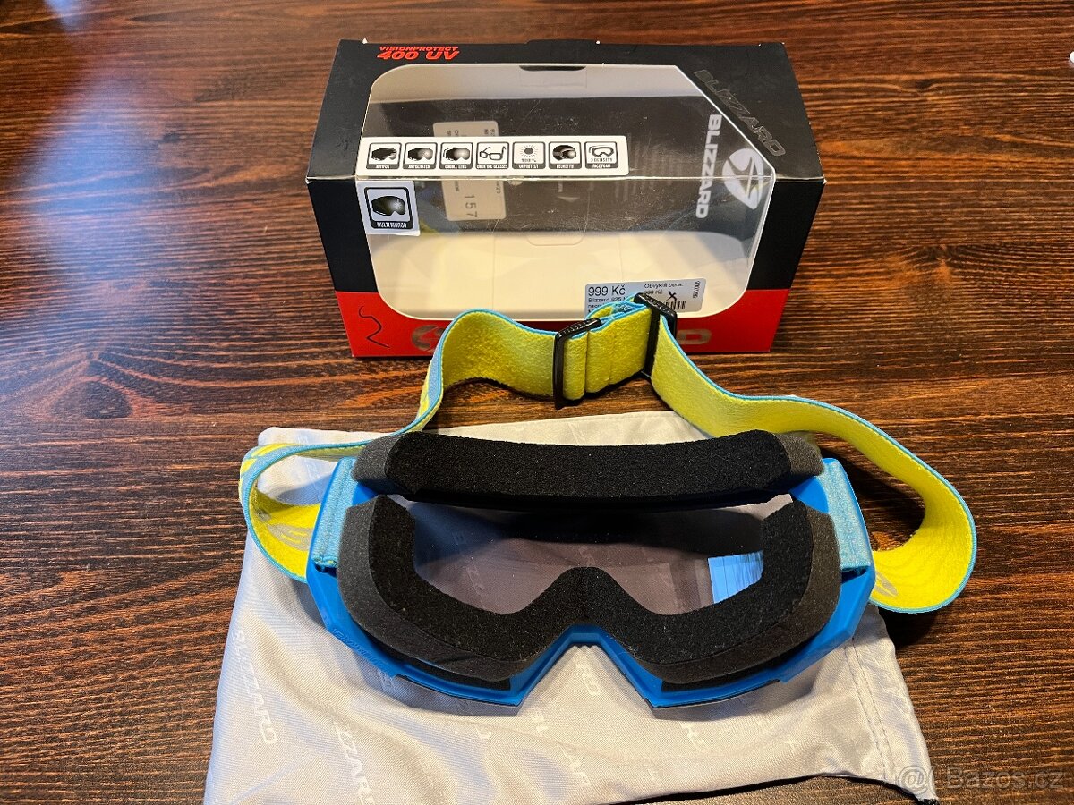 Dětské lyžařské brýle Blizzard 925 MDAVZO neon blue mart - 3