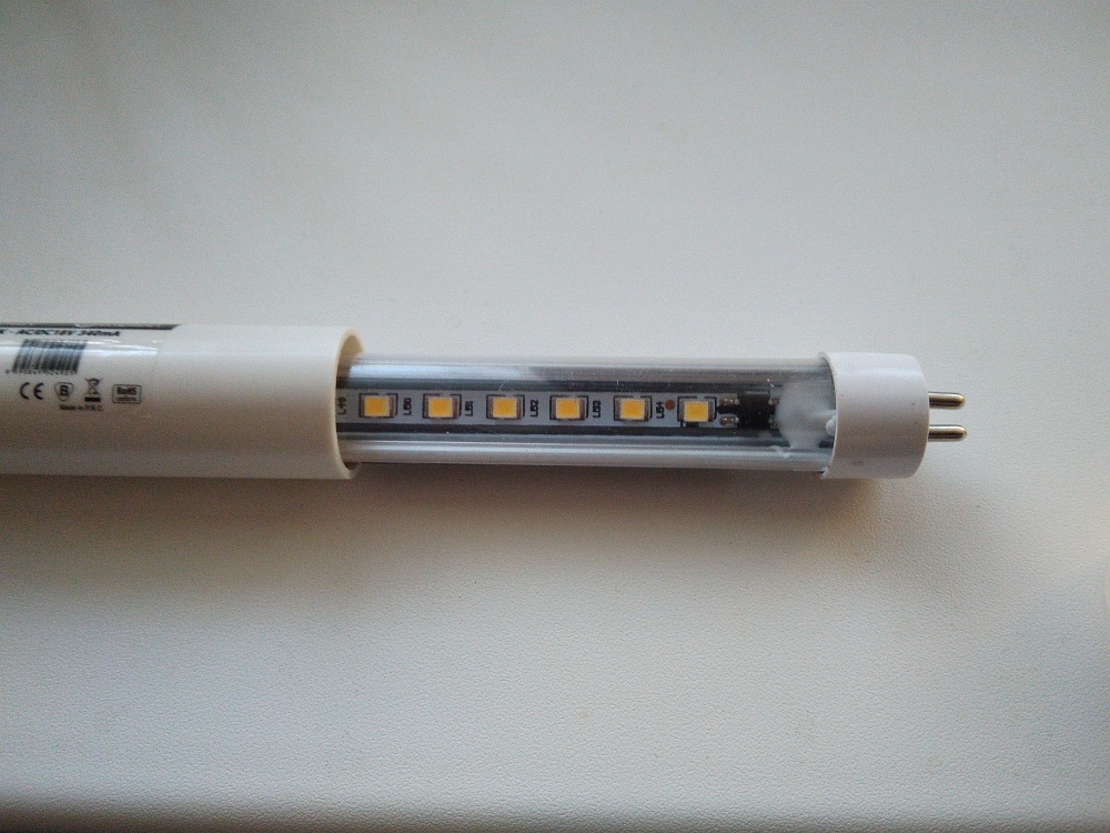 2ks LED trubice, náhrada zářivky T5 - 3