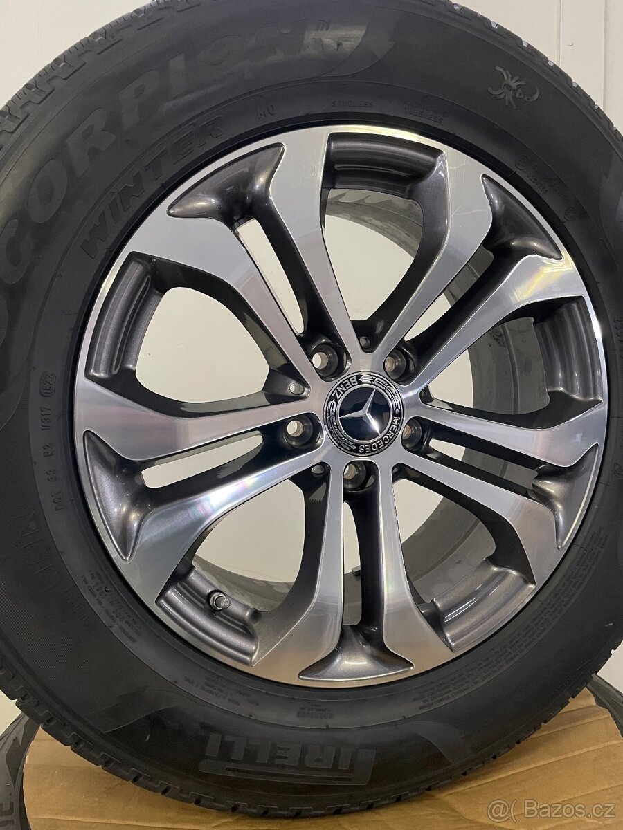 Original alu zimní Mercedes GLC W253 x253 c253 235/65/17 99% - 3