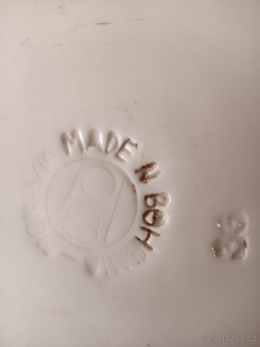 Prodám krásnou starožitnou porcelánovou valchu - 3