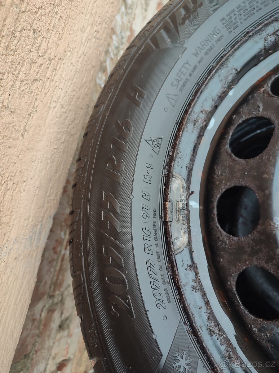 Pneu 205/55/16H Matador Sibir Snow+ disky+poklice - 3