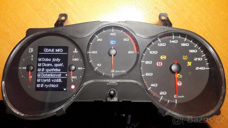 Budíky Seat Altea / Toledo, maxidot, 1P0920853D, 0km - 3