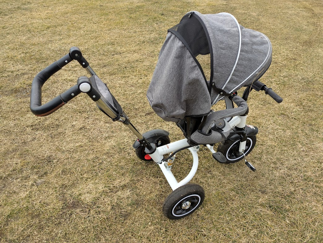 Kočárek, šlapací řiditelný - 3