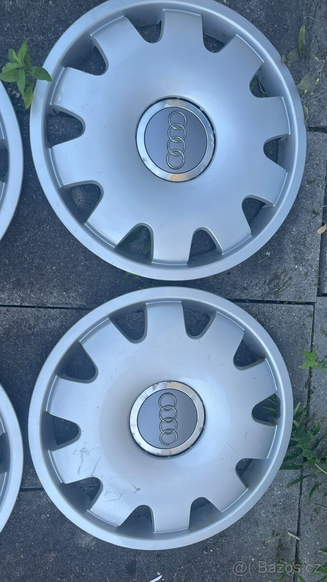 Poklice 16 originál AUDI kryty kol - 3