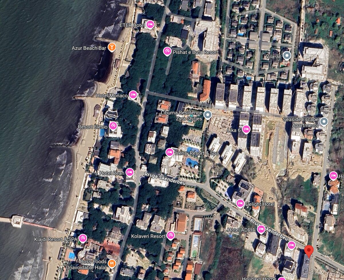 Apartma 2+kk , Dráč, Albanie, 300 od pláže - 3