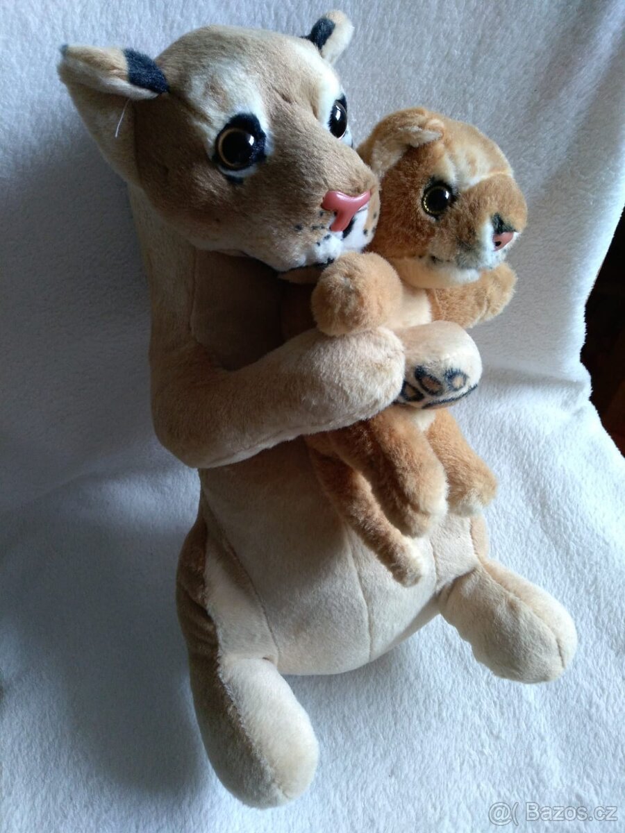 plyšová zvířátka s mládětem - nová - 3