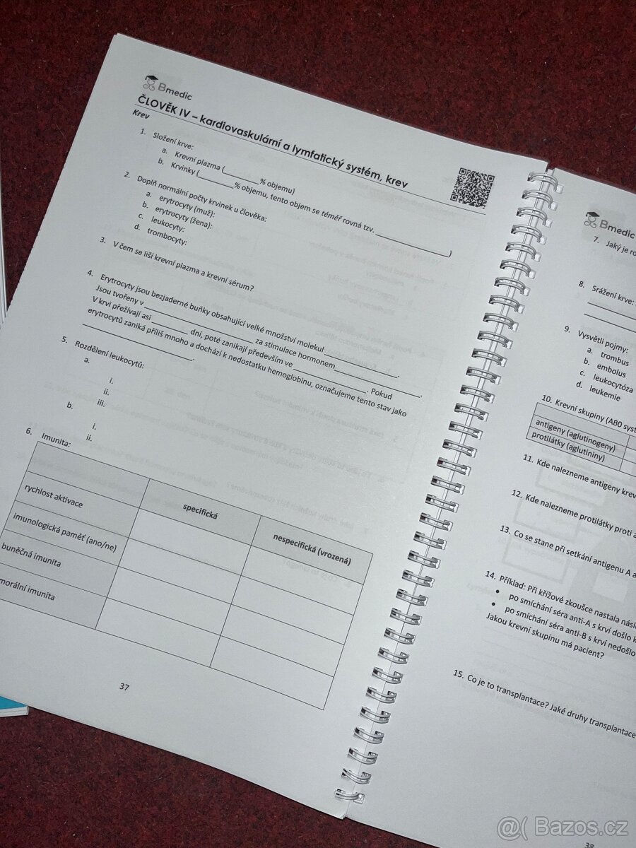 Pracovní sešity Bmedic - 3