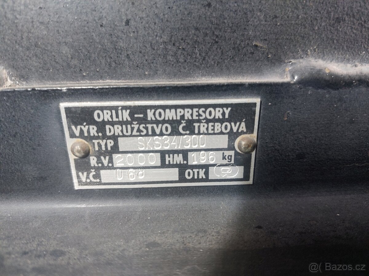 Kompresor Orlík SKS 34/300 - 3