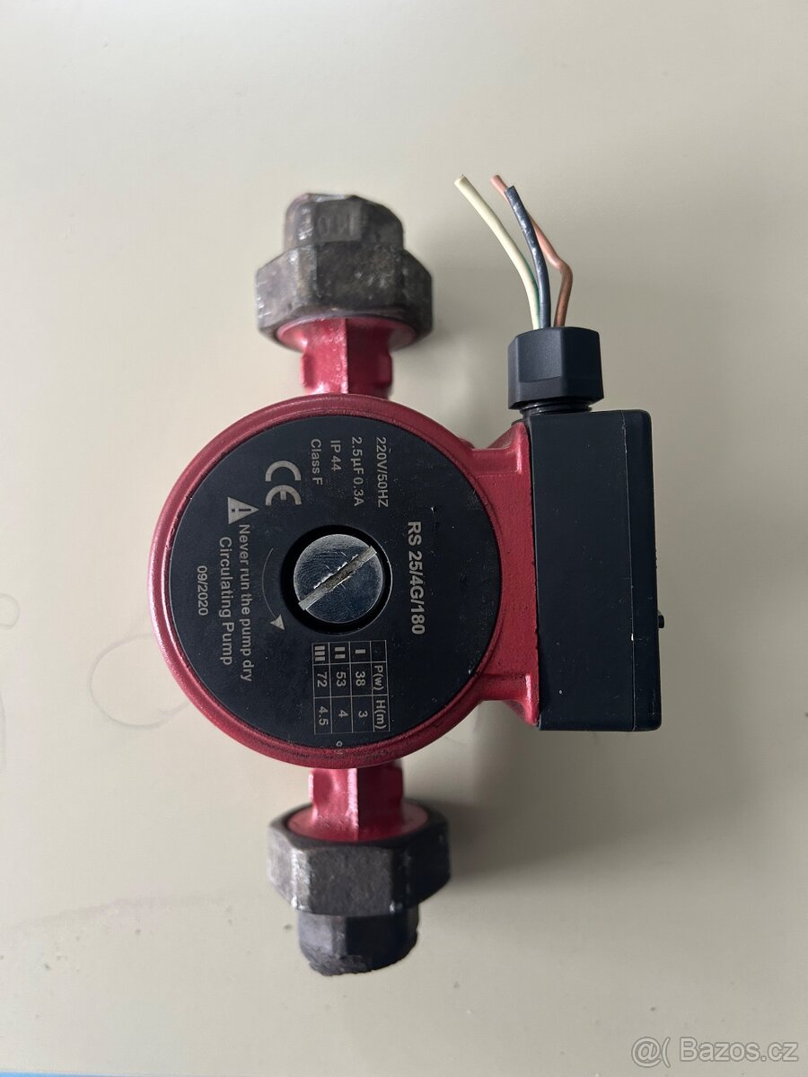 Prodám čerpadlo aquart RS 25/4G/180, použité - 3