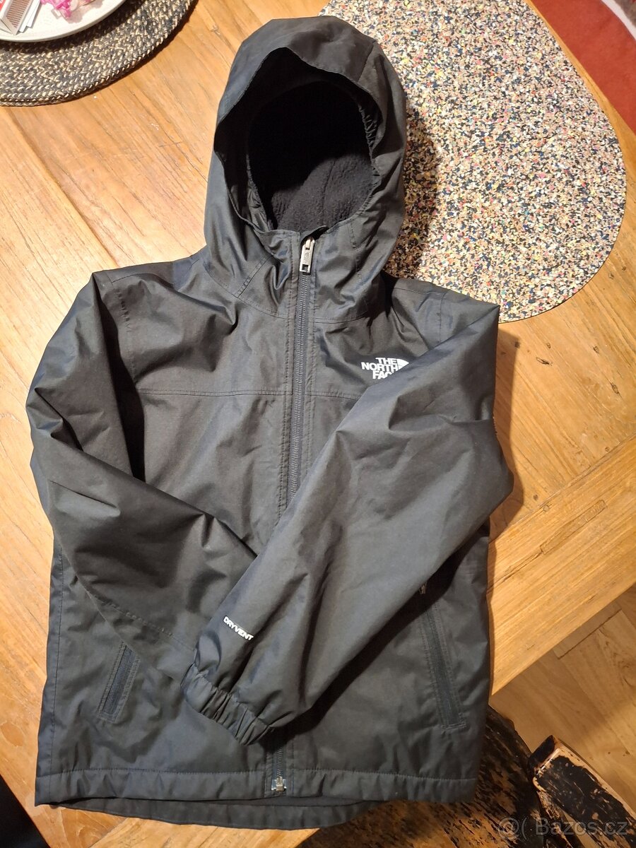 NORTH FACE cerna nepromokava bunda s kapuci - 3