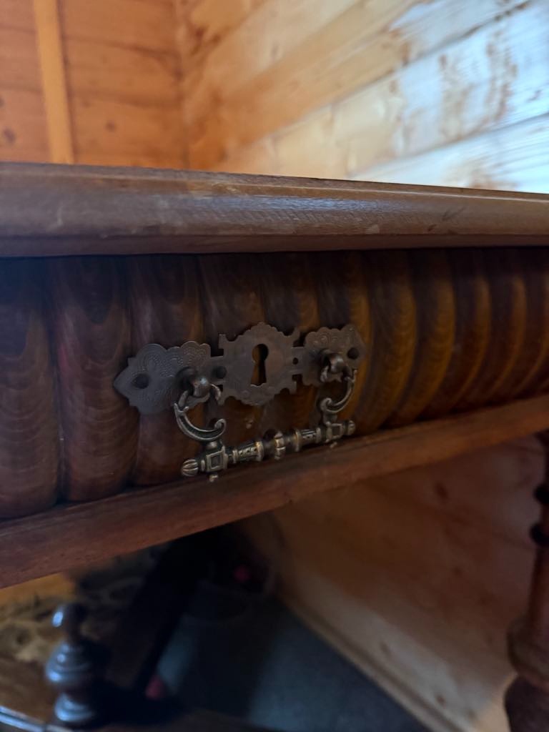 Starožitný stůl dřevěný - 3