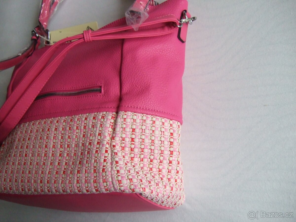 Kabelka růžová - 3