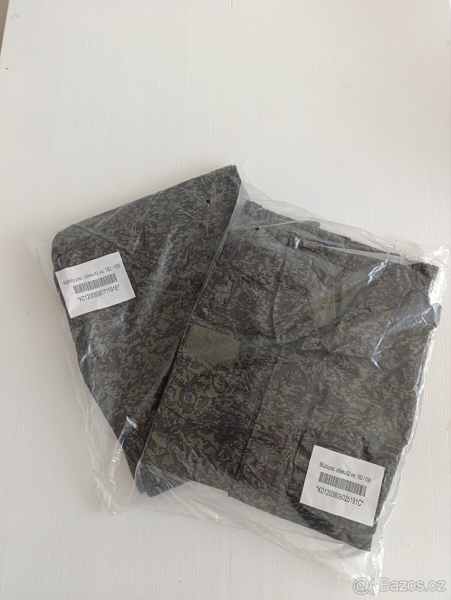 Pracovní set AČR (zelený potisk) – nový, v obalu - 3