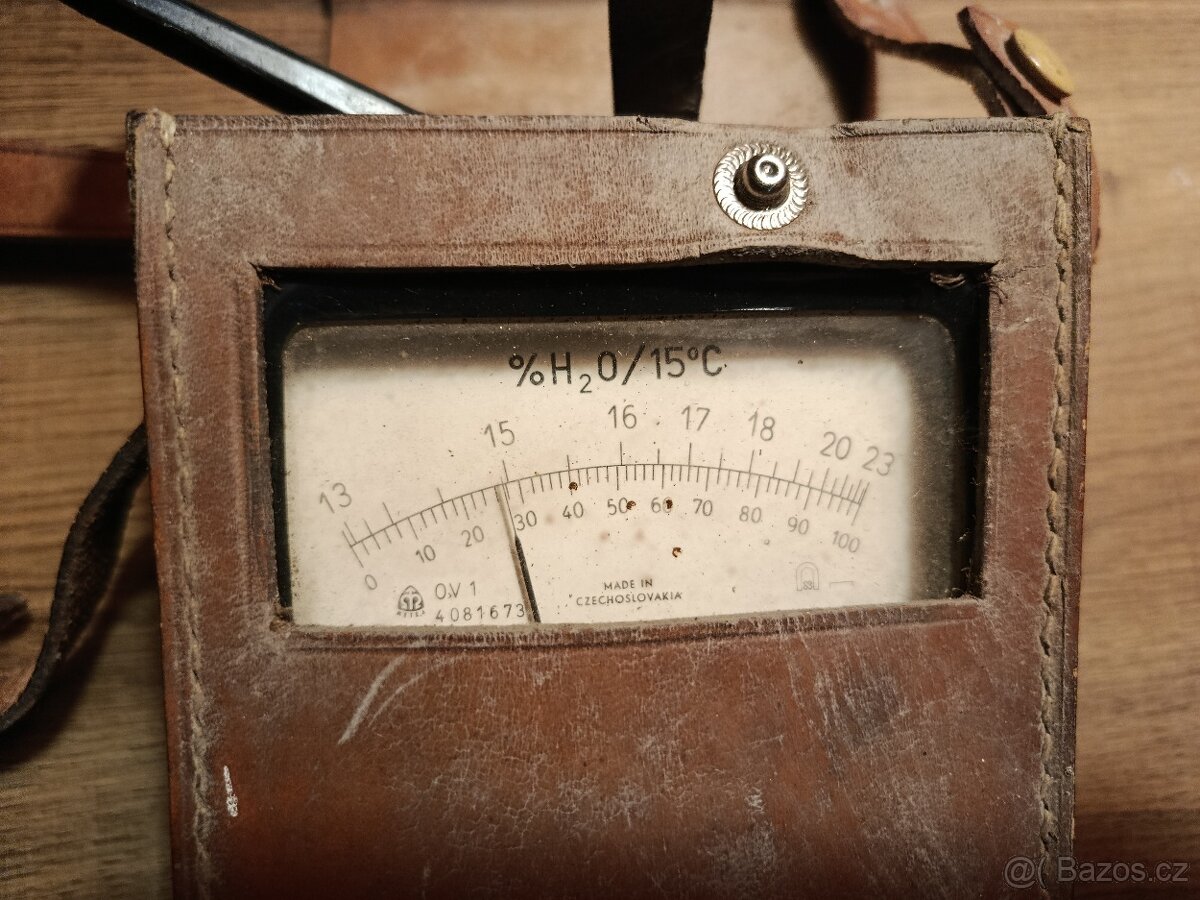 Analogový vlhkoměr dřeva – Czechoslovakia - 3