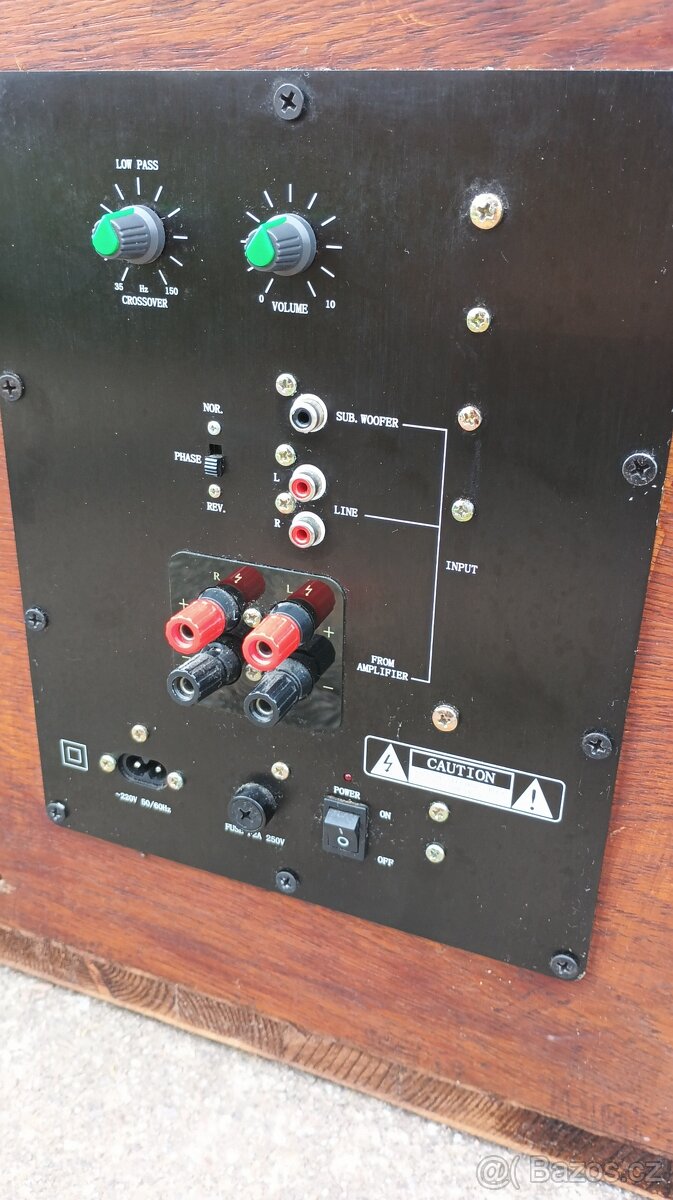 Subwoofer Dexon W80 + zesilovač a low-pass crossover - 3