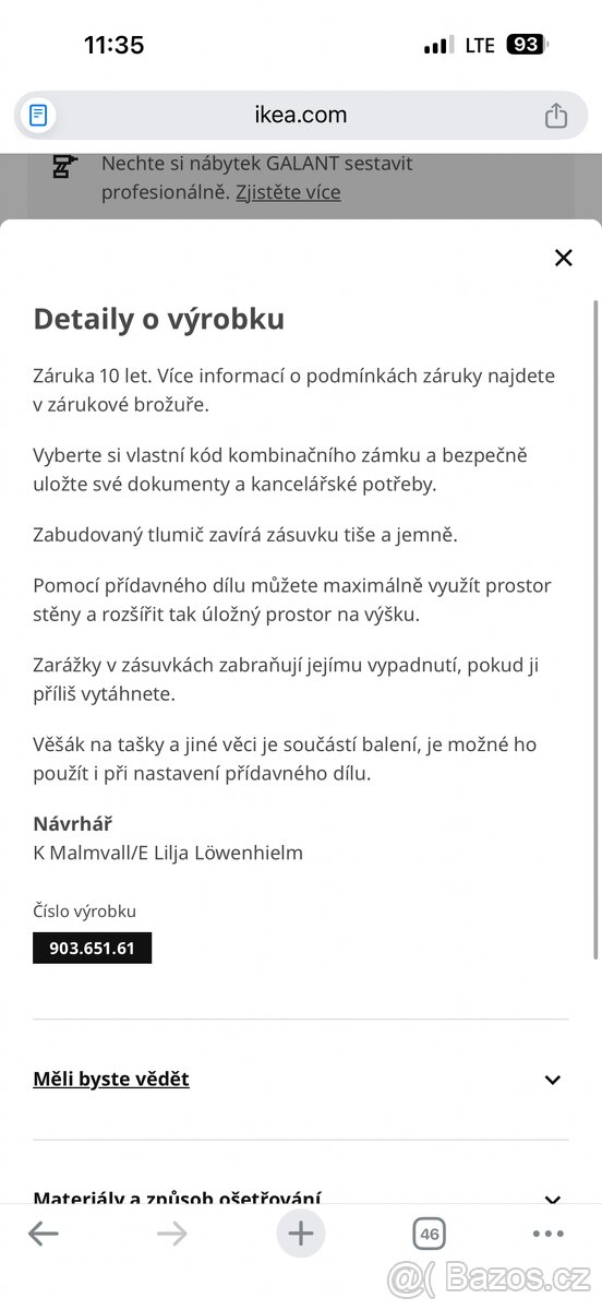 Kancelářská skříňka GALAND - 3