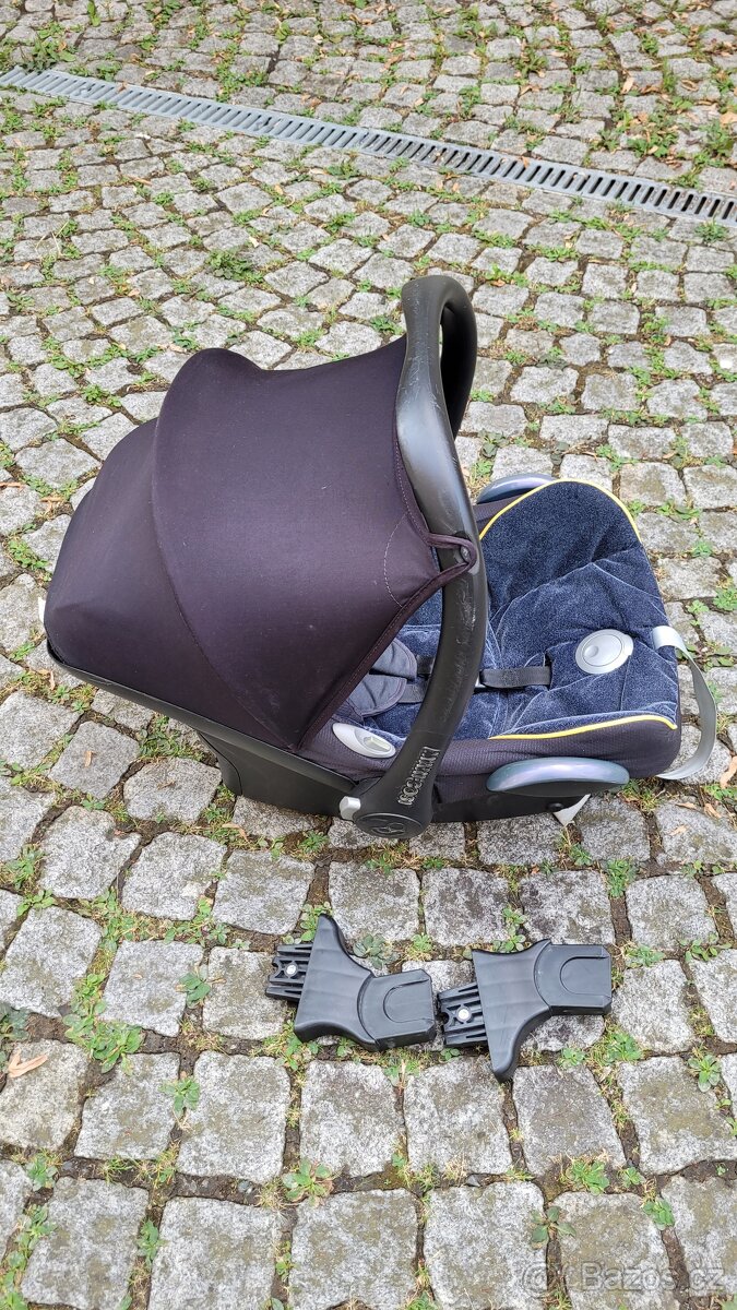 Autosedačka Maxi-Cosi - vajíčko s adaptéry - 3