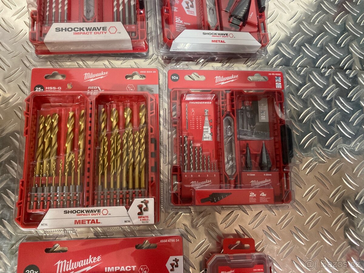 Vrtáky, bity a ořechy Milwaukee - 3
