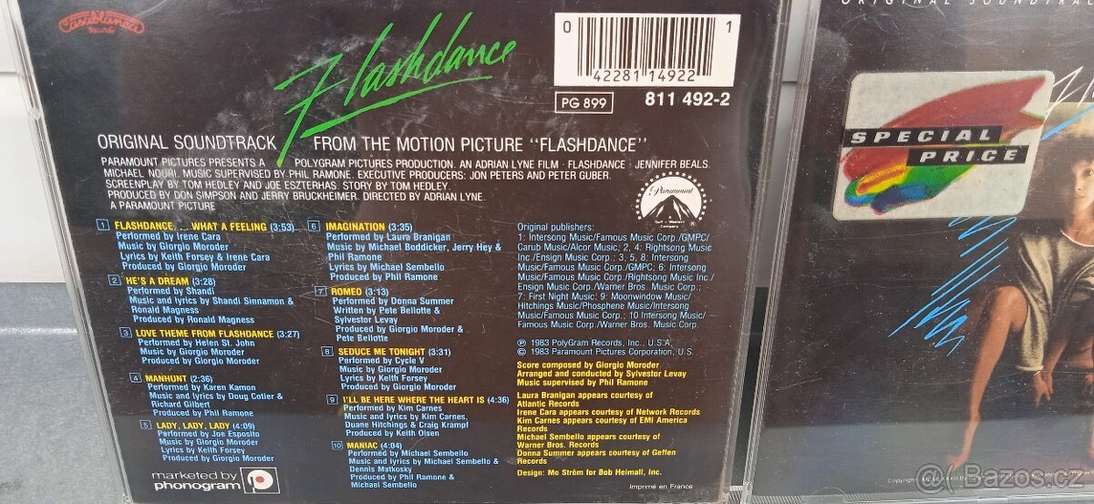 Flashdanc SOUNDTRACK na originálním CD - 3