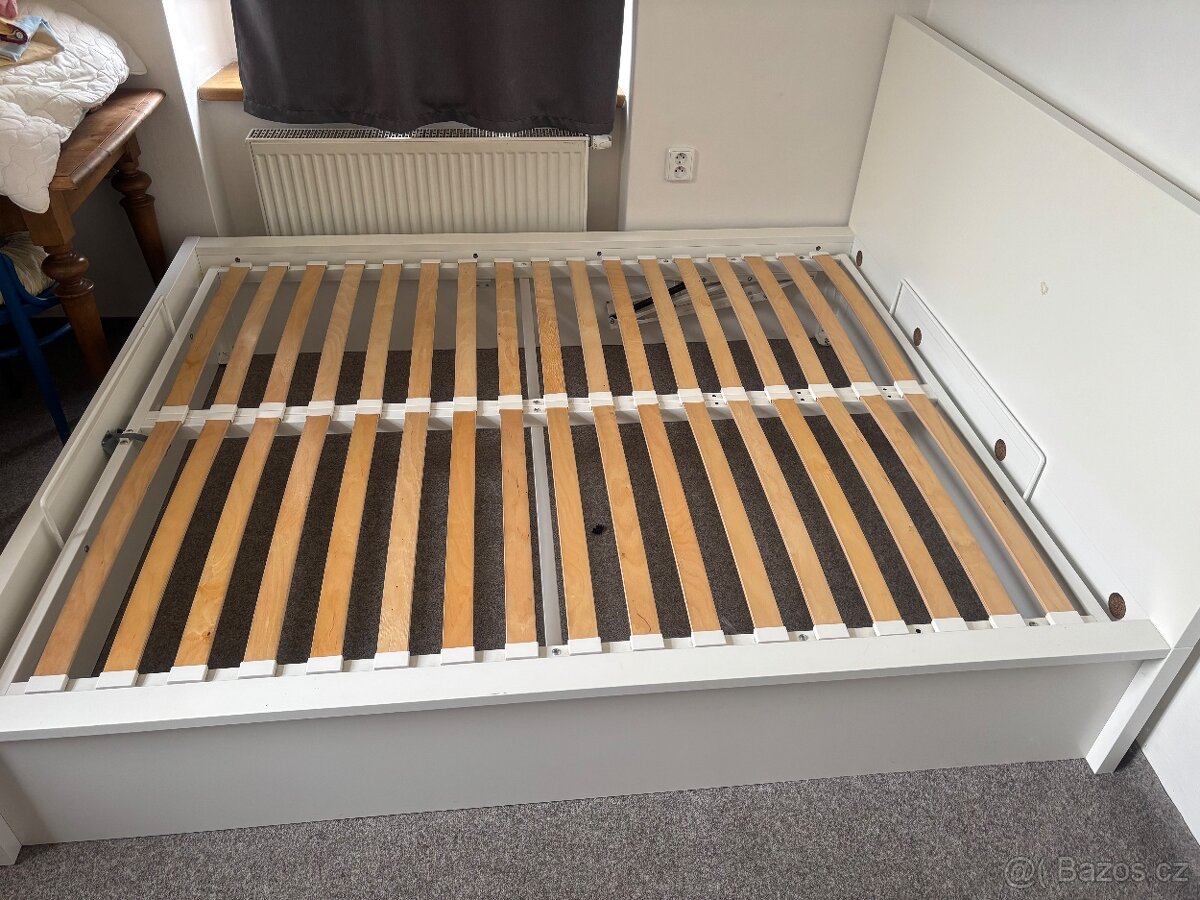 PRODÁM POSTEL 160/200 ULOŽ.PROSTOR IKEA MALM - 3
